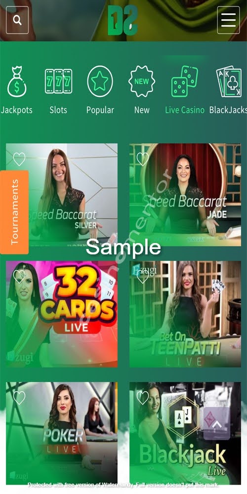 Live Casino Mobile