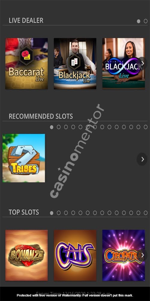 List Games Mobile