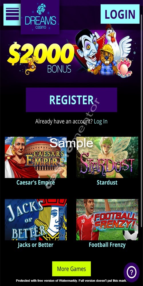 Homepage Mobile