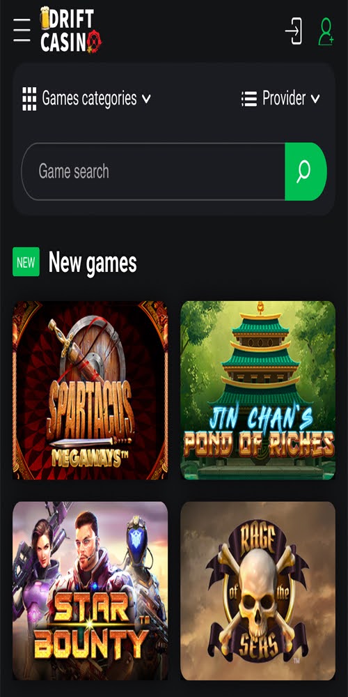 Homepage Mobile