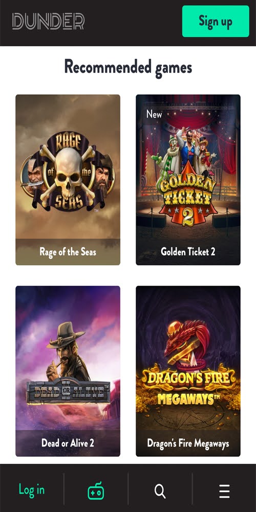 Recommended Games Mobile