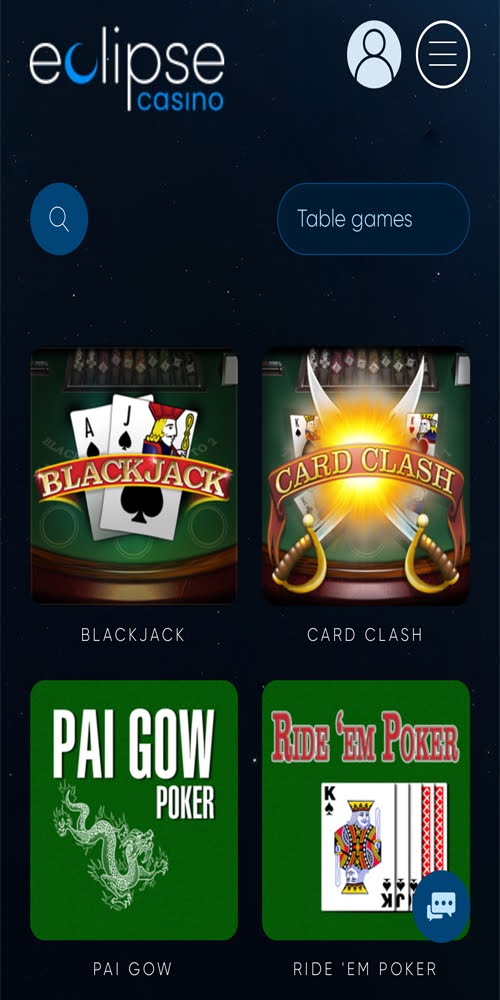 Table Games Mobile