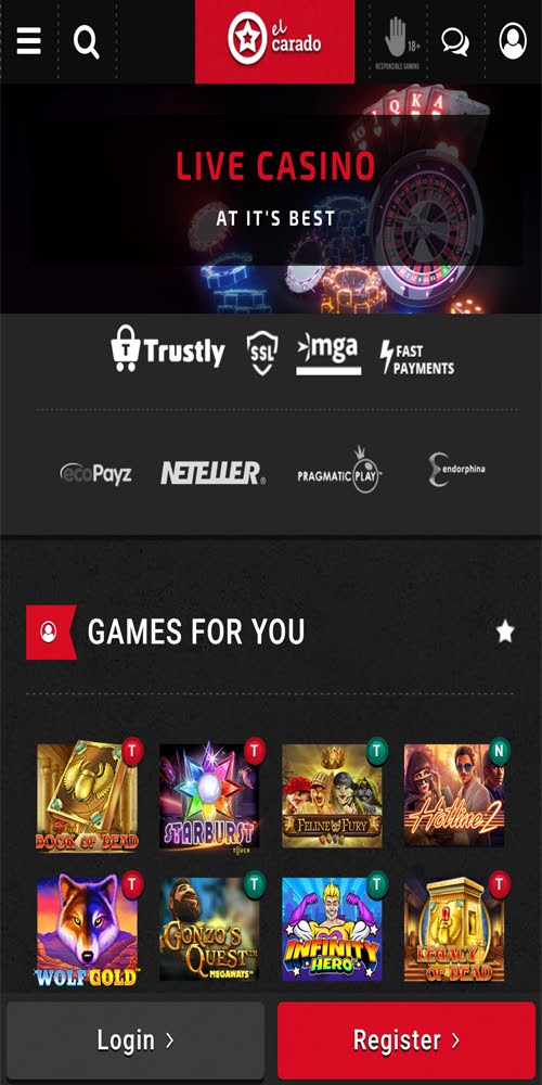 Homepage Mobile
