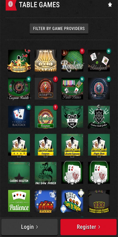 Table Games Mobile