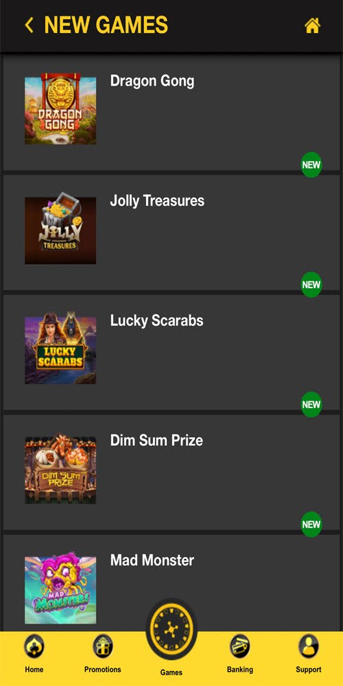 New Games Mobile