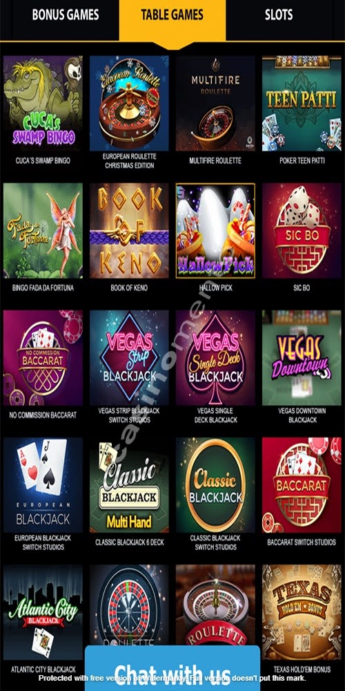 Table Games Mobile