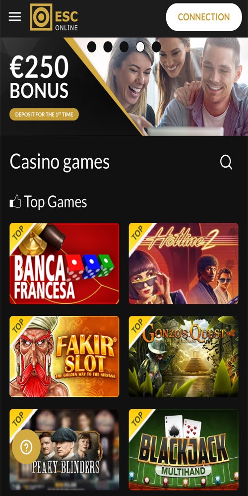 Homepage Mobile