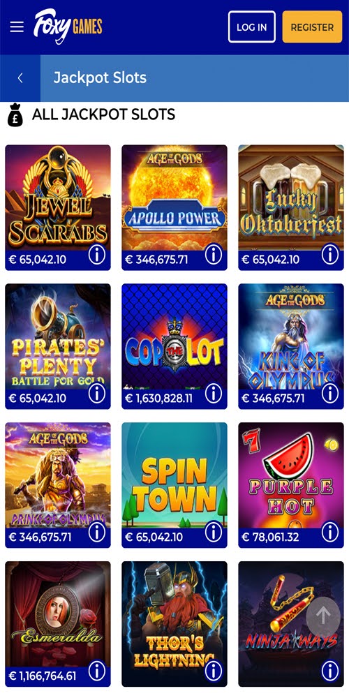 Jackpots Mobile