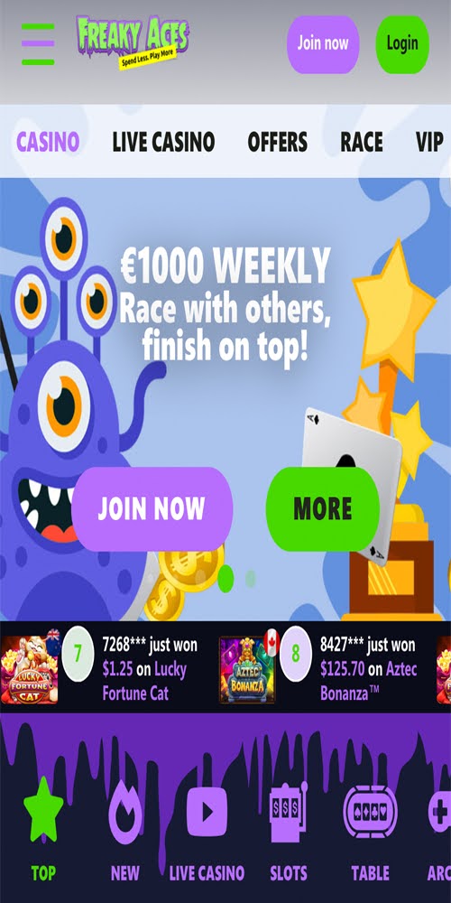 Homepage Mobile