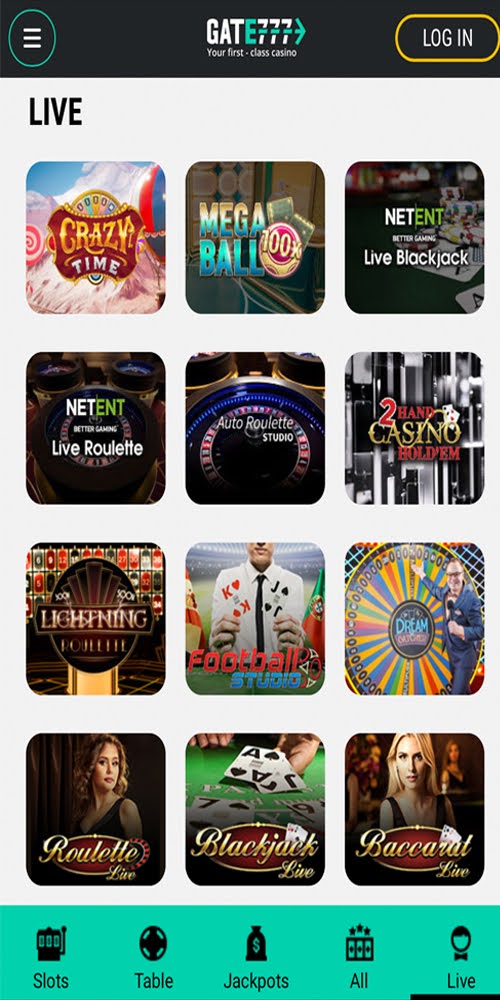 Live Casino Mobile
