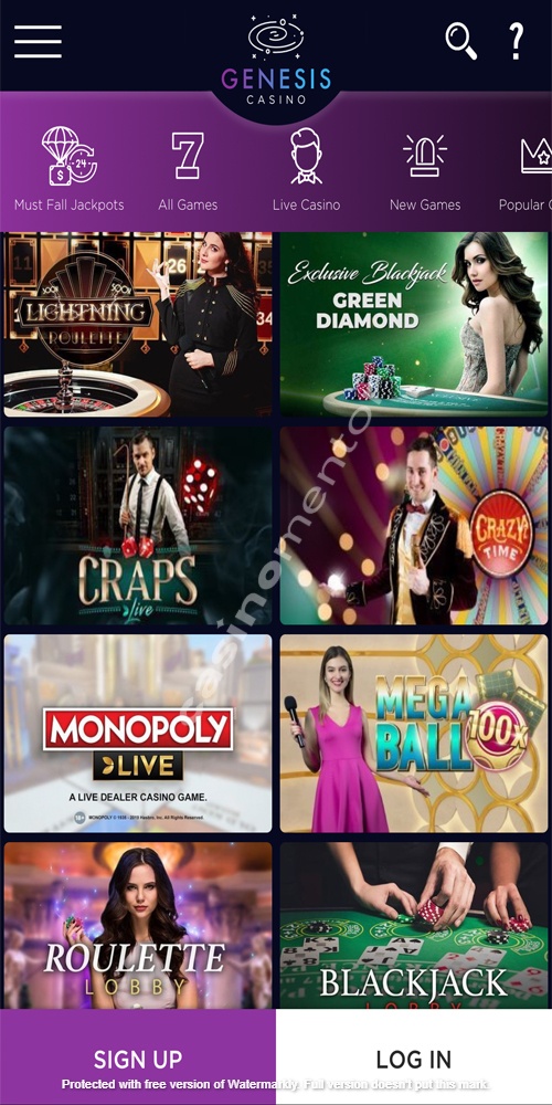 Live Casino Mobile