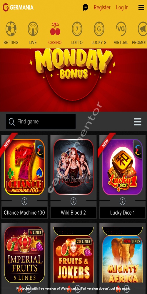 Homepage Mobile