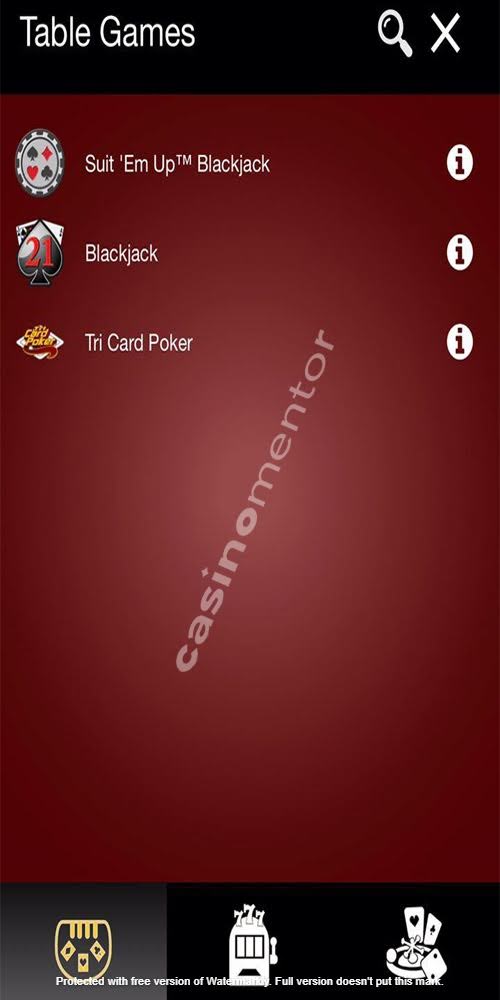 Table Games Mobile
