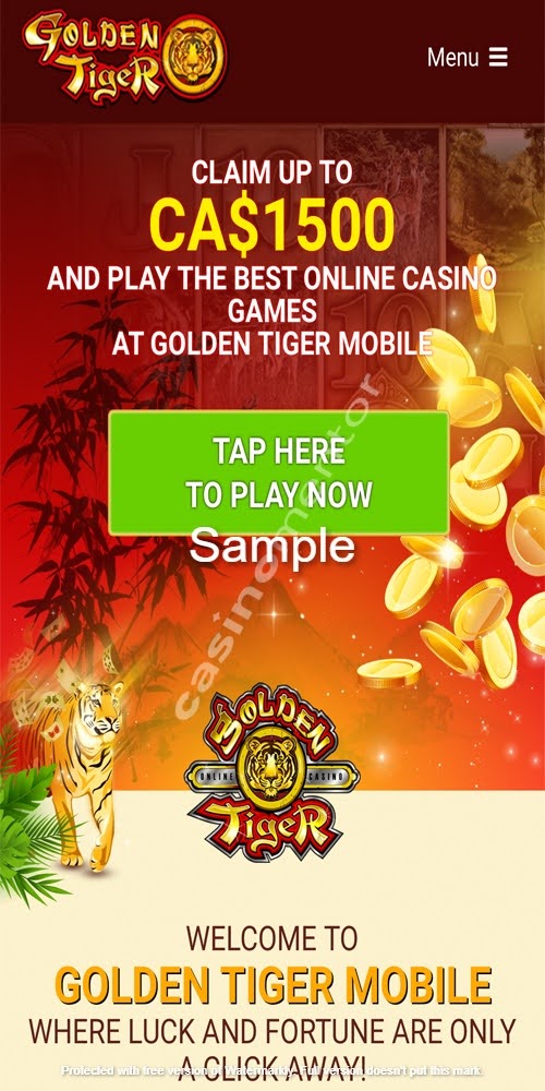 Homepage Mobile