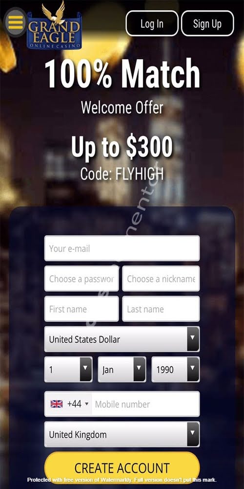 Homepage Mobile
