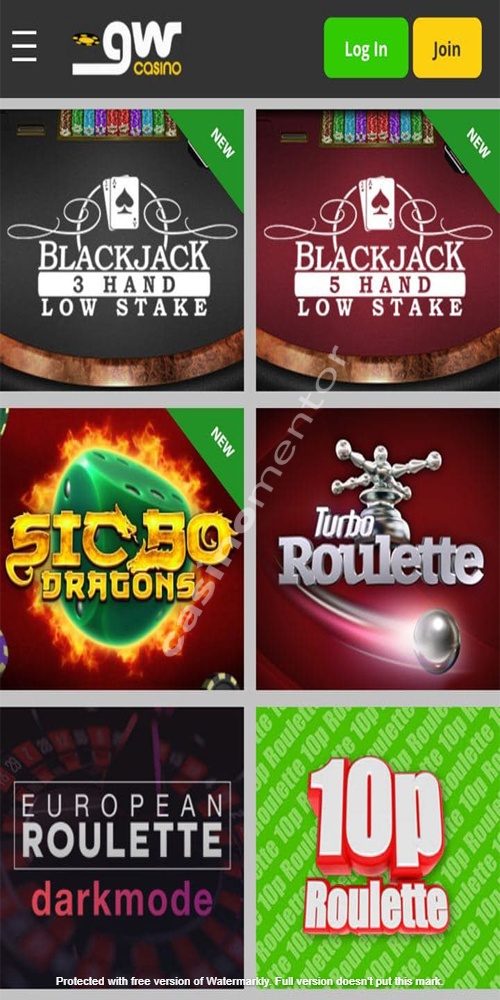 Table Games Mobile