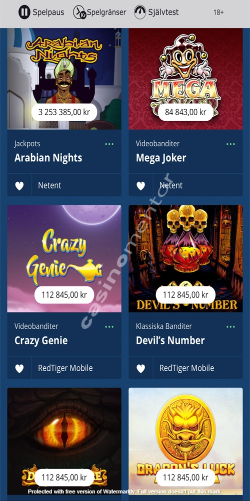 Jackpots Mobile