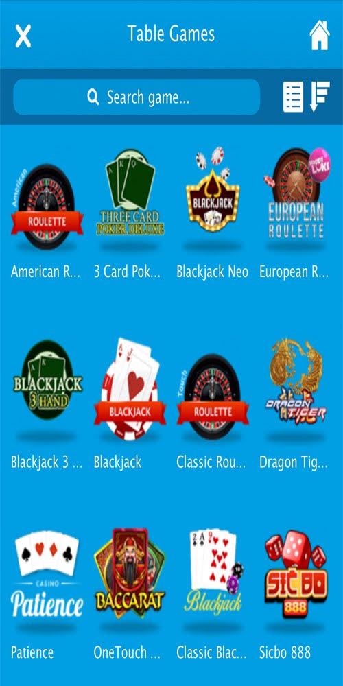 Table Games Mobile