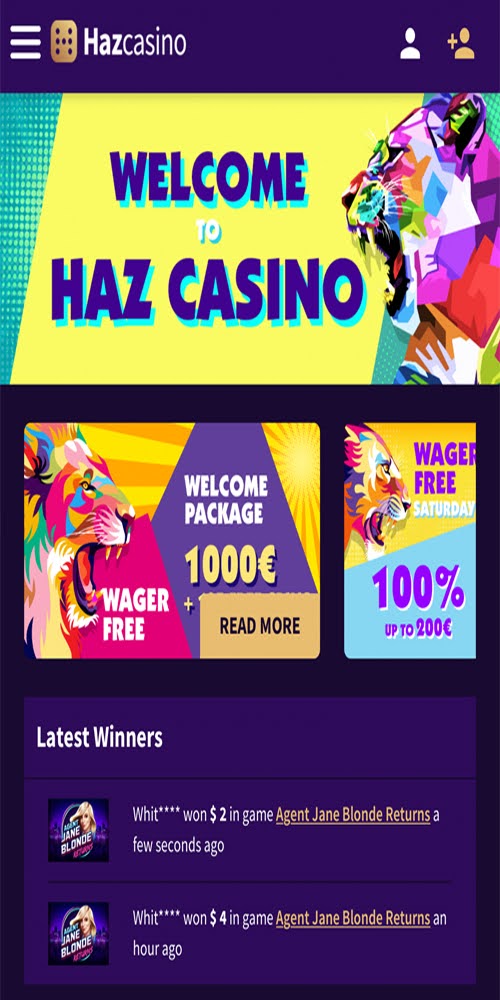 Homepage Mobile