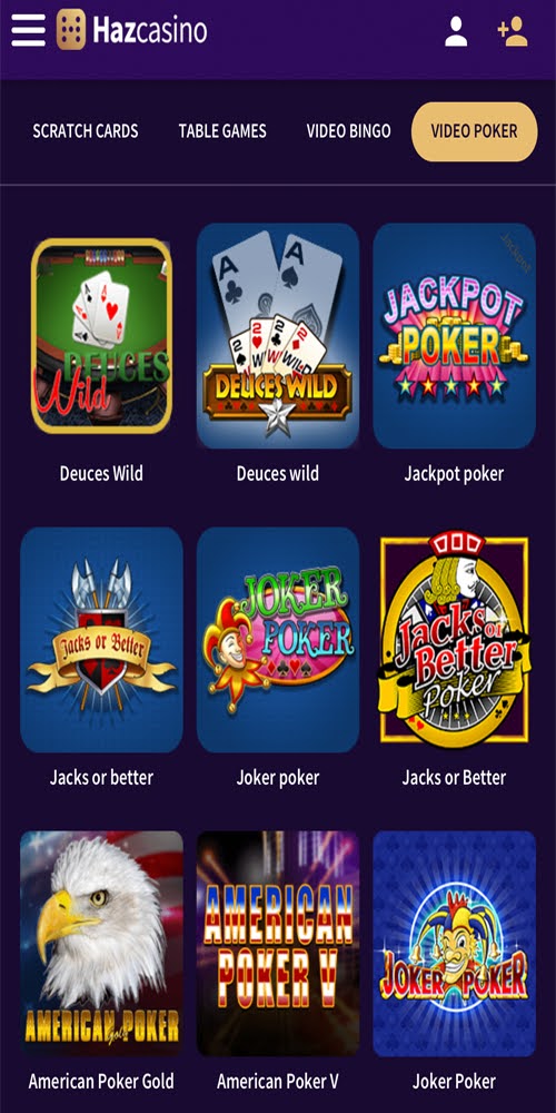 Video Poker Mobile