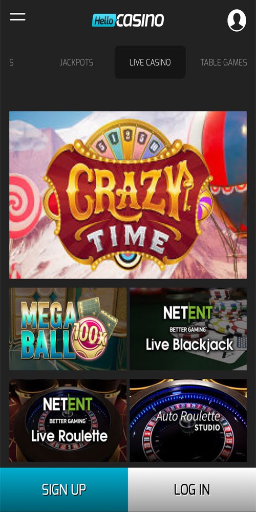 Live Casino Mobile