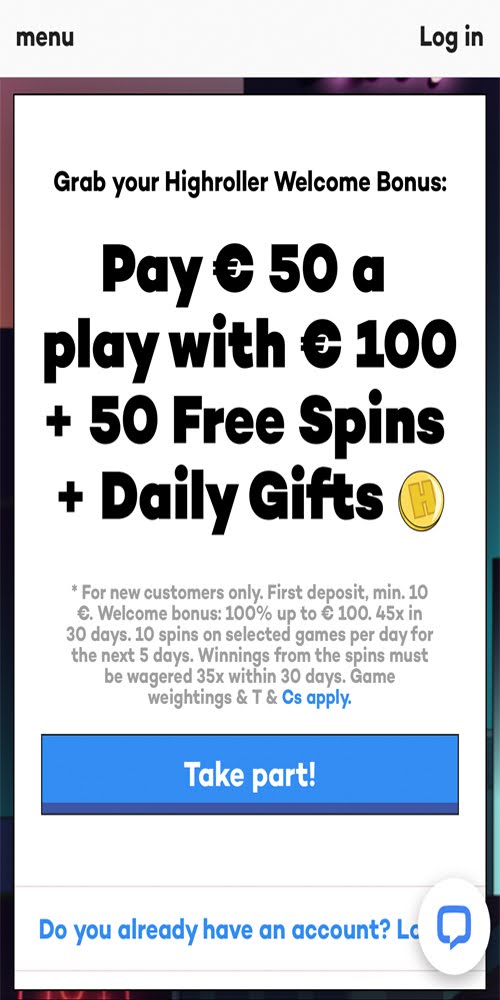Homepage Mobile