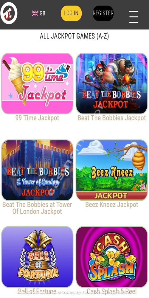 Jackpot Games Mobile