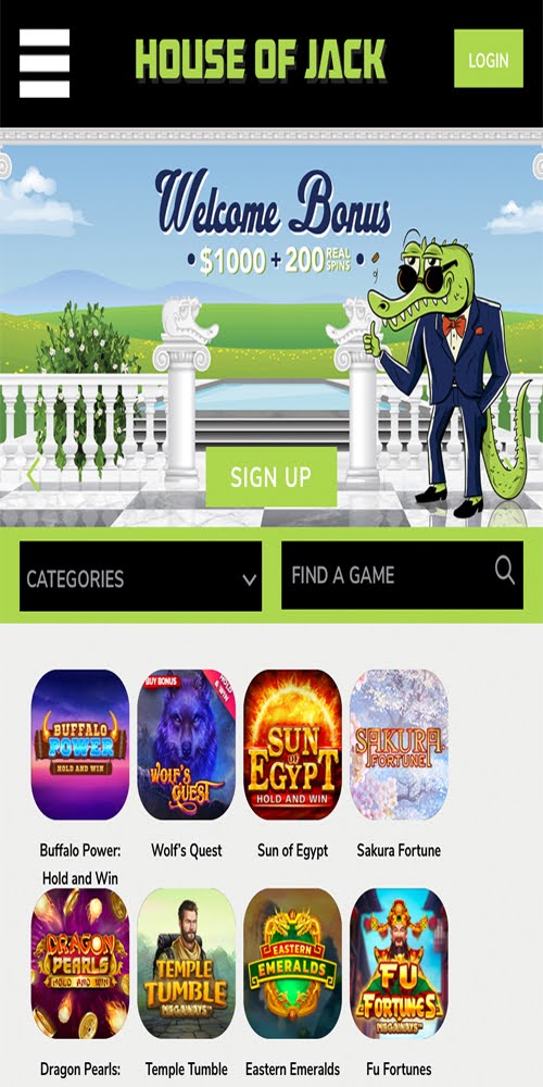 Homepage Mobile