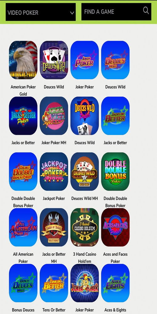 Video Poker Mobile
