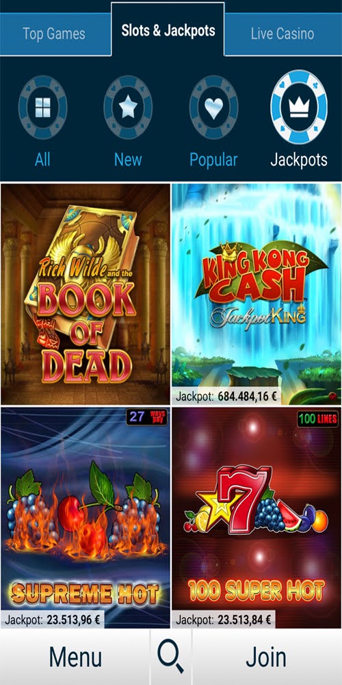 Jackpots Mobile