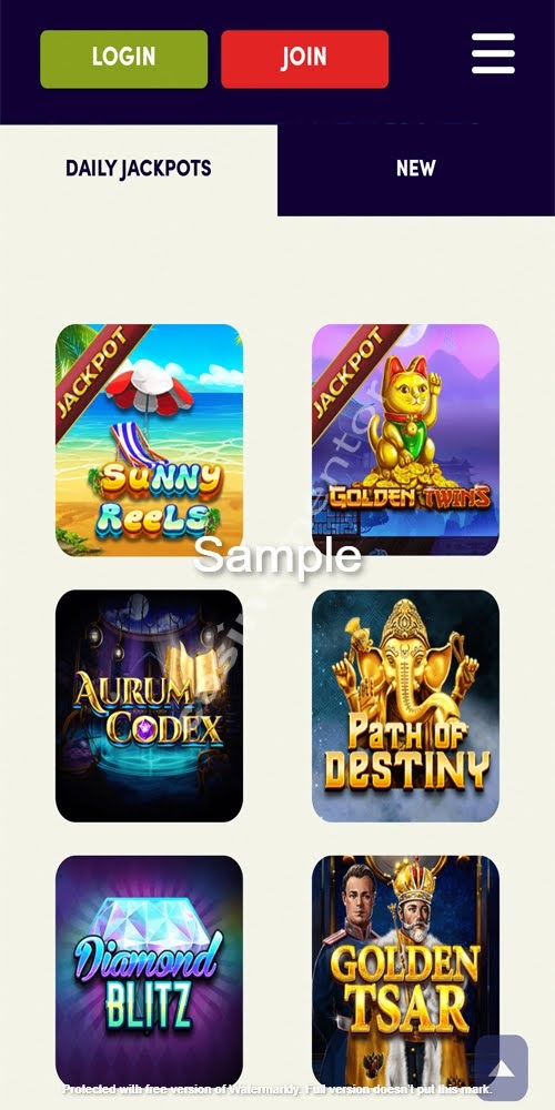 Daily Jackpots Mobile