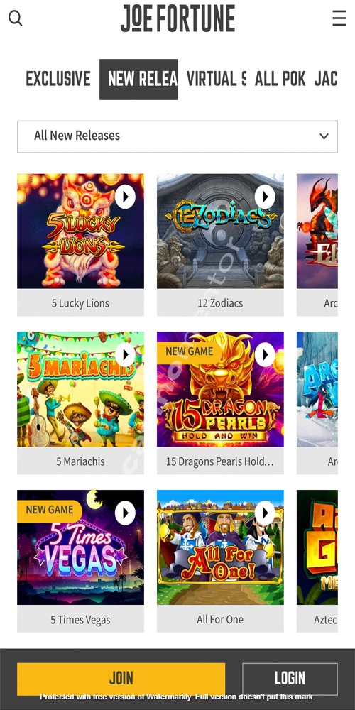 New Releases Mobile