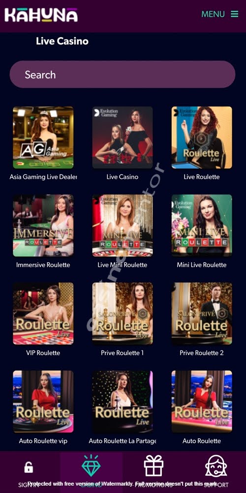 Live Casino Mobile