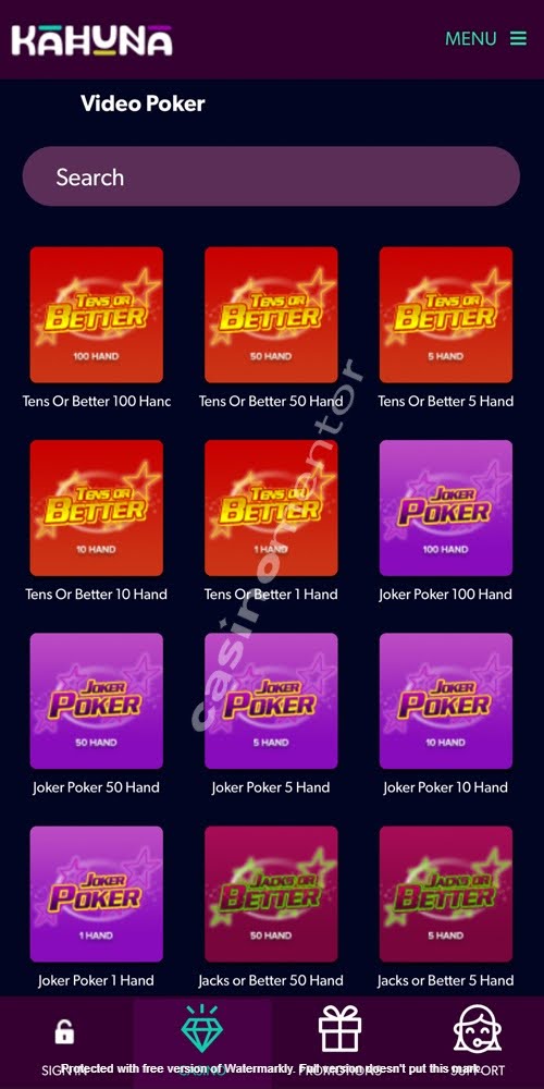 Video Poker Mobile