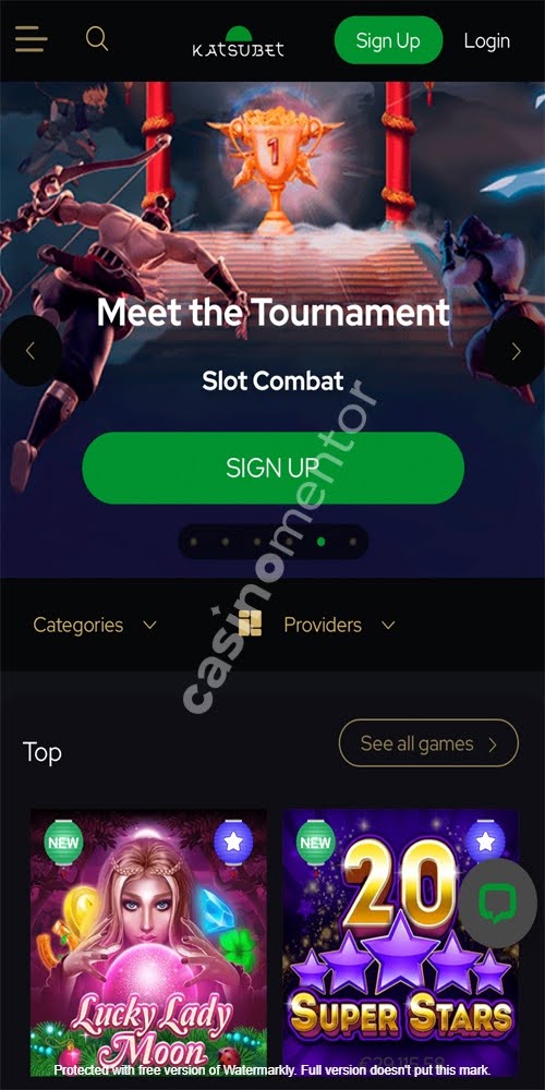 Homepage Mobile