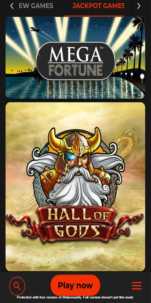 Jackpot Games Mobile