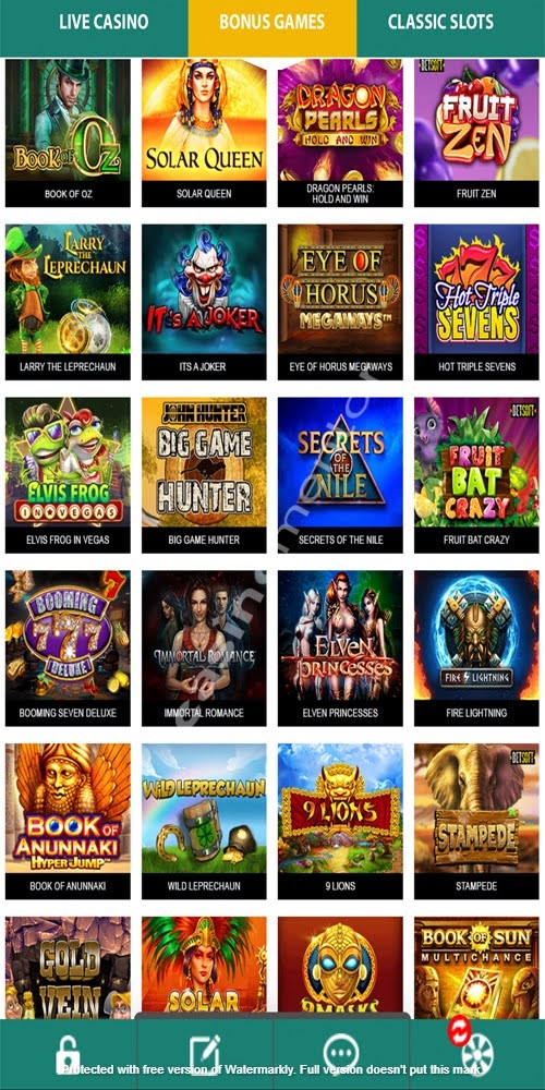 Bonus Games Mobile