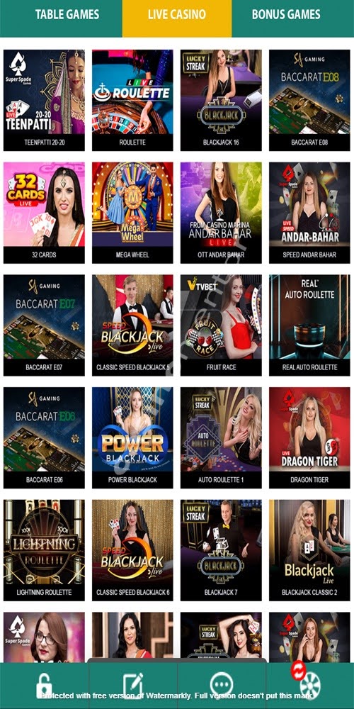 Live Casino Mobile
