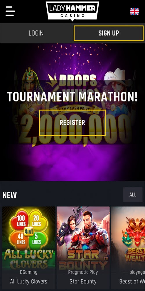 Homepage Mobile