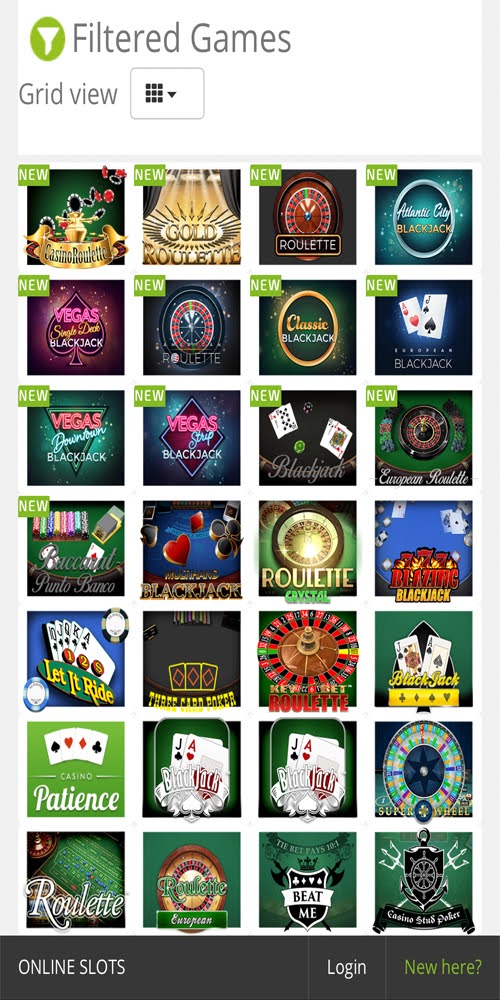 Table Games Mobile