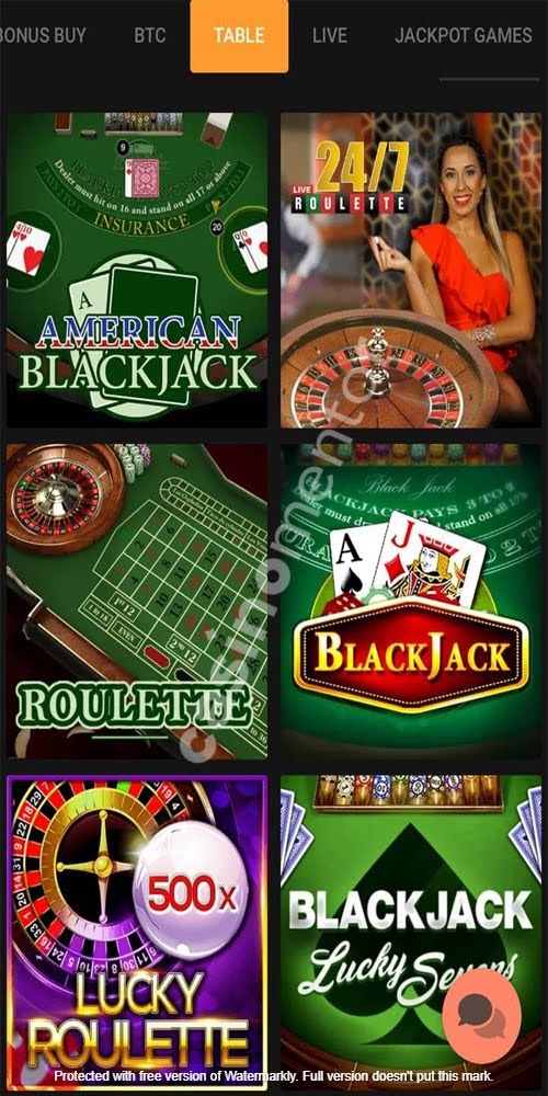 Table Games Mobile