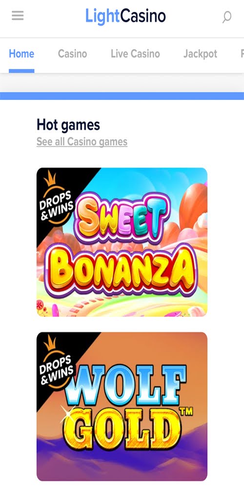 Homepage Mobile