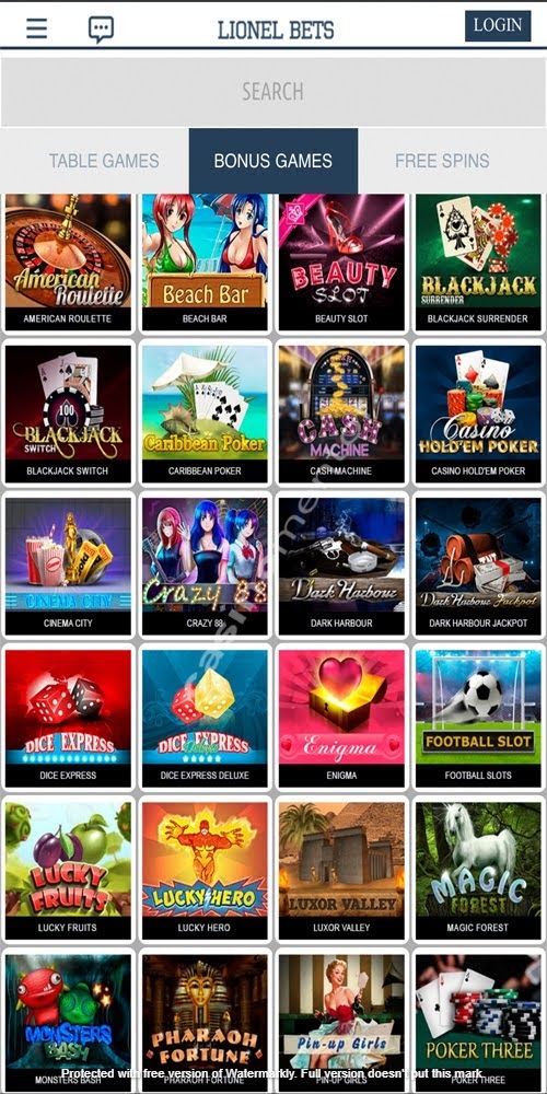 Bonus Games Mobile