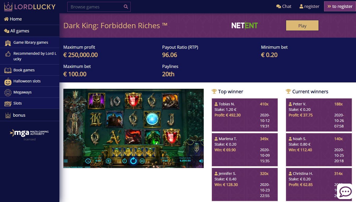 Dark King Info