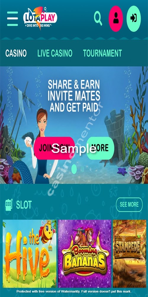 Homepage Mobile