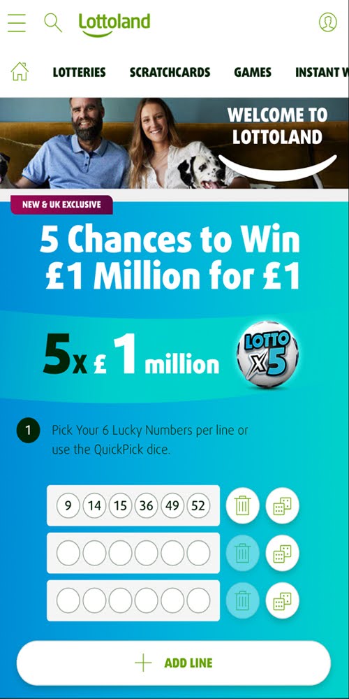 Homepage Mobile