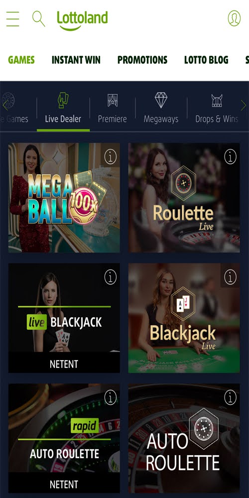 Live Dealer Mobile