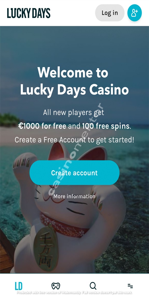 Homepage Mobile