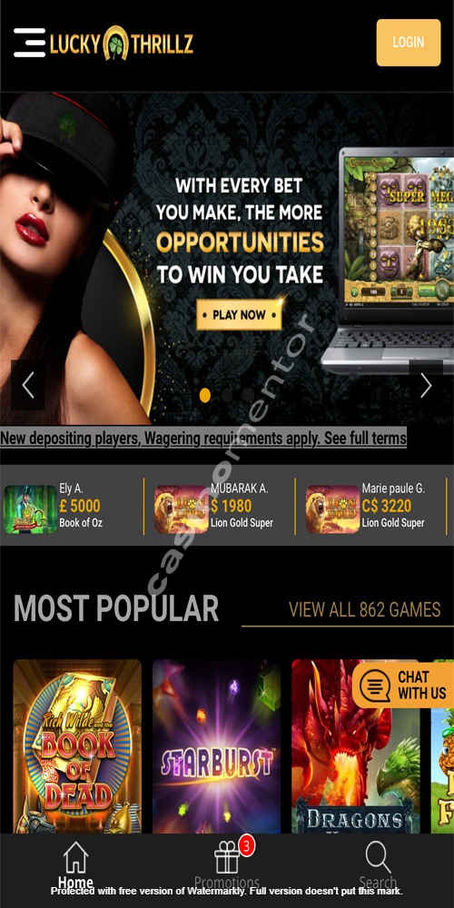 Homepage Mobile