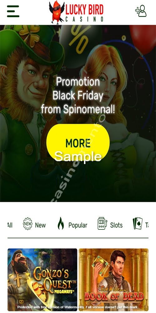 Homepage Mobile